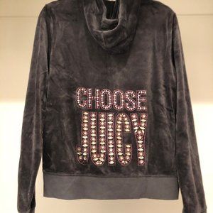 Juicy Couture Full Zip Velour Hoodie